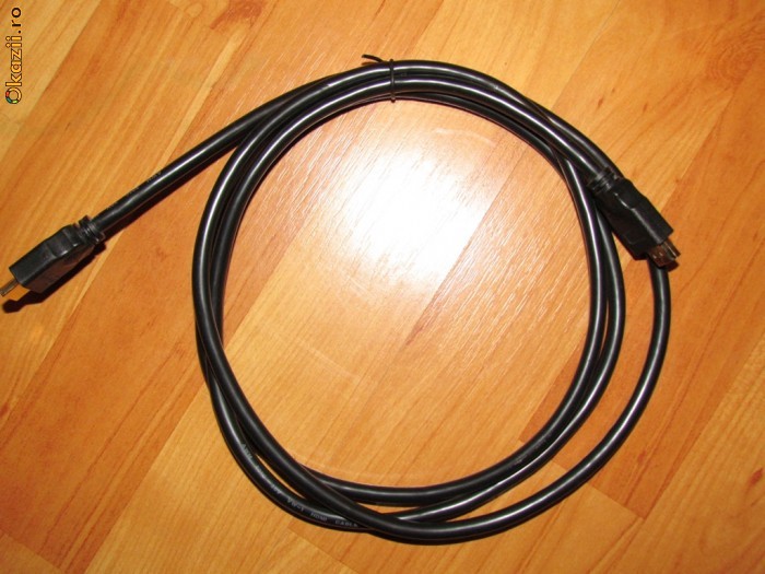 Cablu HDMI 1.3 - NOU!!! Contacte aurite - 2 metri lungime foto mare