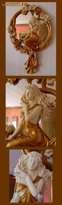 OGLINDA SUPERBA ART NOUVEAU foto mare