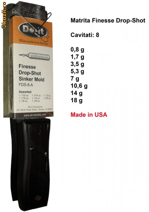 Matrita Do-It, Finesse Drop-Shot FDS-8-A foto mare