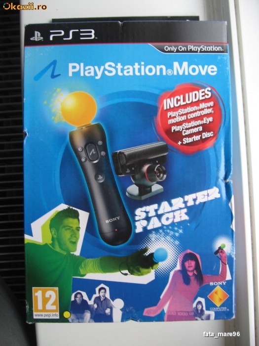 PlayStation Move Starter Pack nou,sigilat cu PlayStation Eye Camera si Move Controller PS3. CEL MAI MIC PRET DIN ROMANIA ! Plus multe alte jocuri ps3 foto mare