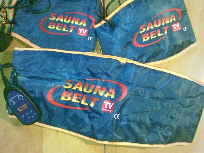 sauna belt centura efect sauna pt.slabit , abdomen, coapse, brate foto mare