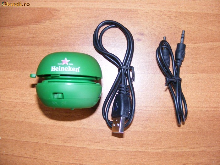 Vand mini boxa Heineken foto mare