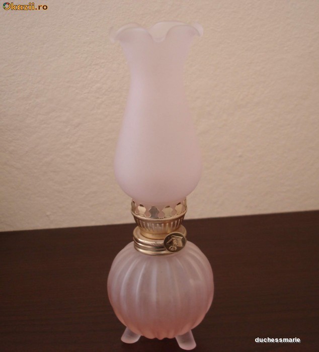 Lampa gaz / petrol, din sticla foto mare