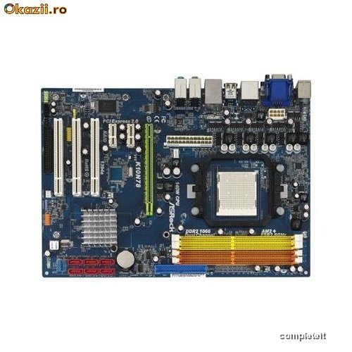 PC SH MB Asus S775, CPU Core2Duo E5200, 1 GB DDR2, VGA ATI X550 256MB, 80 GB HDD, DVDRW foto mare