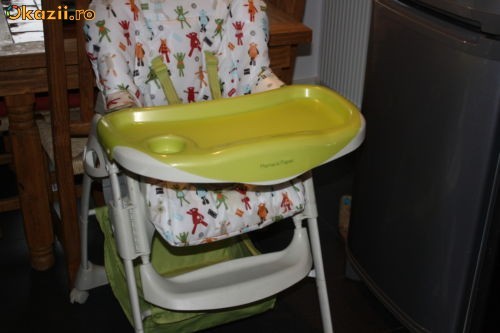 SCAUN DE MASA PRIMA PAPPA PEG PEREGO-ADUC LA COMANDA ORICE PRODUS DIN UK foto mare