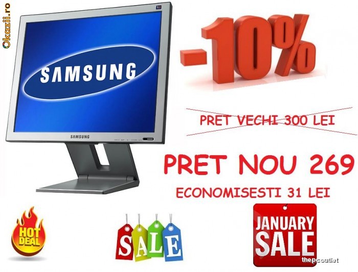 MEGAOFERTA!!! LCD SAMSUNG SyncMaster 950B la doar 269 lei!!! foto mare
