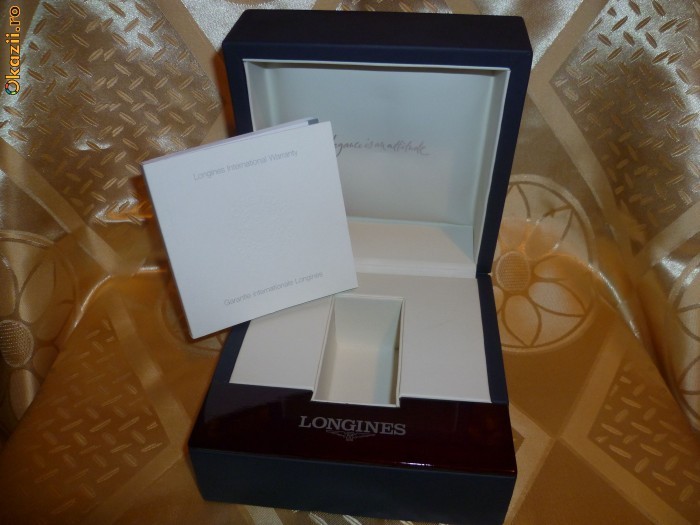 Cutie ceas LONGINES  - 60ron - Noua!!! Impecabila!!! foto mare