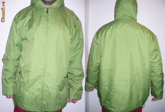 Geaca WATERPROOF trekking  plimbare la munte casual outdoor cu polar fleece in interior foto mare