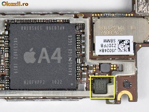 reparam procesoare audio iphone 4 (nu mai se aude in apel microfonul,casca,speaker sau toate deodata) foto mare