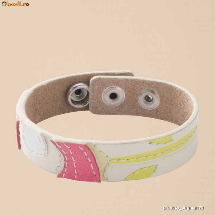 Bratara piele Fossil JF86124040 dama, NOUA EXACT CA IN MAGAZIN foto mare