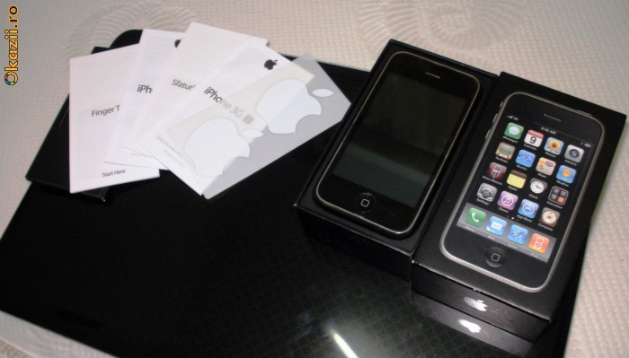 URGENT Vand/Schimb Iphone 3GS 16GB black/negru PACHET COMPLET foto mare