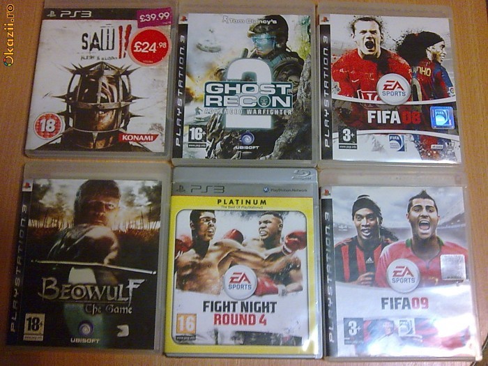 VIND JOCURI PS3 ,6 BUCATI LA PACHET SAU SEPARAT,ACTIUNE,SPORT,SHOOTER foto mare