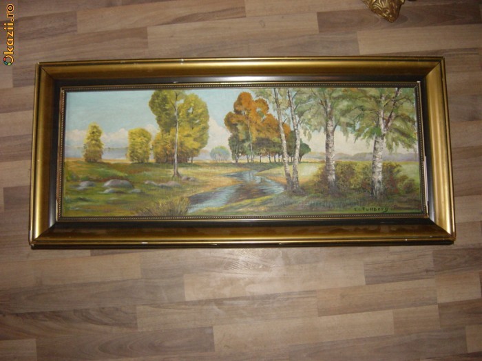 PEISAJ NATURA -MESTECENI U/P 103/47 CM foto mare