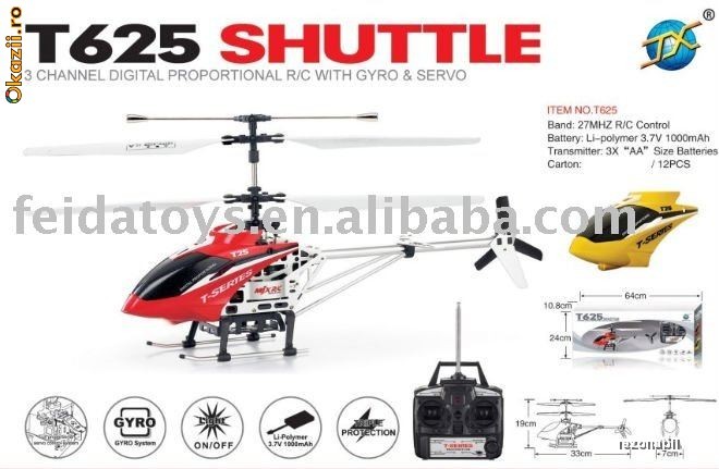 Elicopter  3,5 canale elice cu servo. foto mare