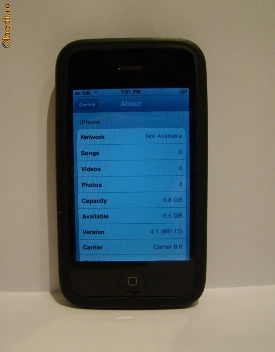 Vand Iphone 3G  de 8Gb Negru foto mare