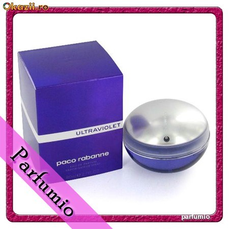 Parfum Paco Rabanne Ultraviolet feminin, apa de parfum 80ml, tester foto mare