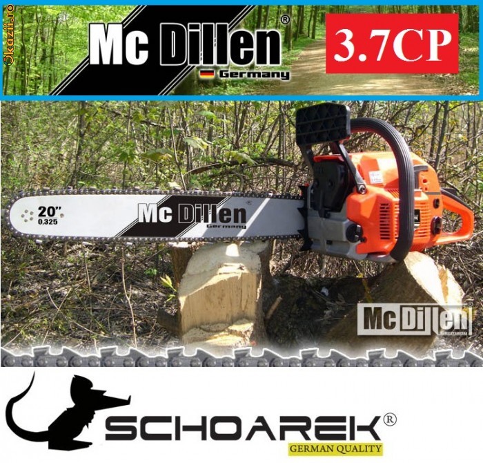 Motoferastrau MC Dillen Germany 3.7CP - 62cc Nou [ motofierastrau , drujba ] foto mare