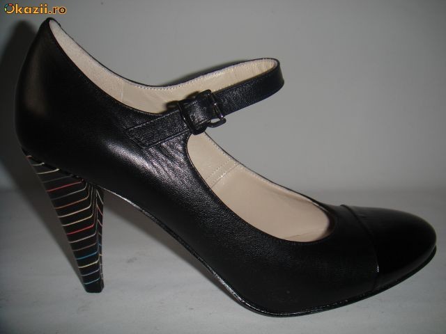 PANTOFI  PAUL  SMITH BLACK second hand ca si noi(ORIGINALI IN CUTIE) foto mare