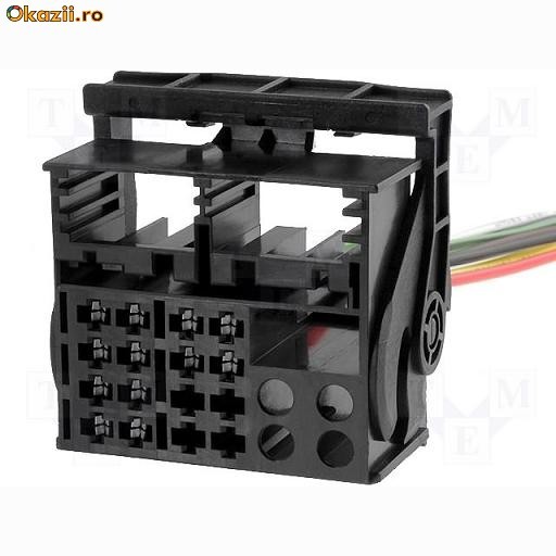CONNECTOR FOR RADIO VW 2002->LEADS foto mare