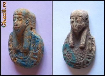 2 statuete egiptene - USHABTI (4) foto mare