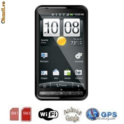 STAR A1000 DUAL SIM ,ANDROID 2.2,WI-FI,GPS,TV,4.3 INCHI CAPACITIV foto mare
