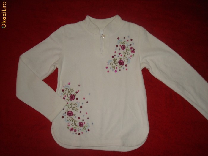 bluza brodata 9-10 ANI H&M foto mare
