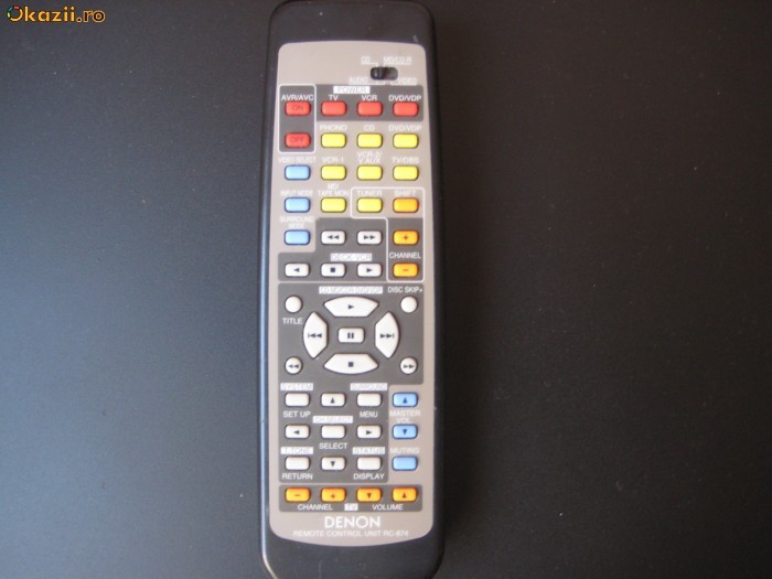 TELECOMANDA AVR DENON RC-874 foto mare