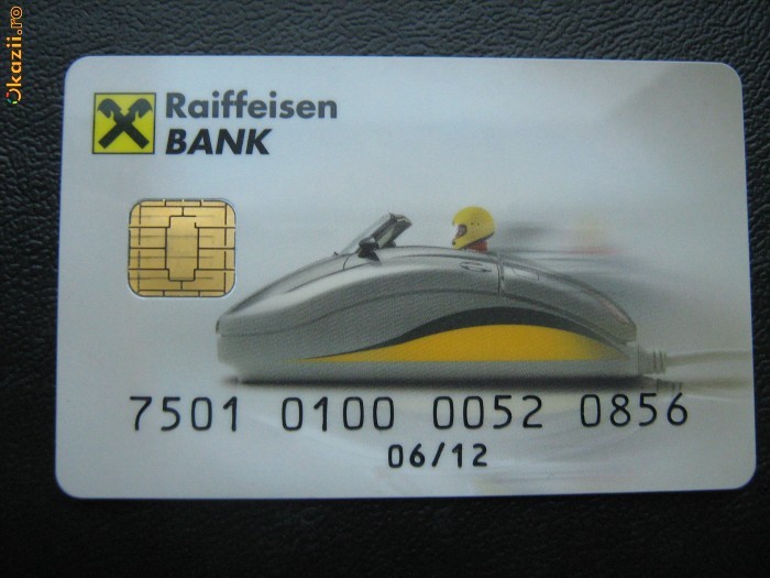 CARD - RAIFFEISEN BANK -  ( NR 875 ) foto mare