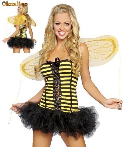 N16 - Costum tematic - Albinuta - Halloween foto mare