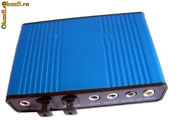 Placa de sunet 5.1 3D detalii tehnice: Interfata USB foto mare