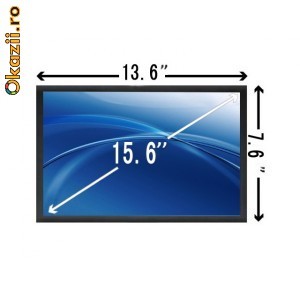 Ecran laptop 15.6 LCD 1366*768 GLOSSY (Lucios) display panel LP156WH1 foto mare