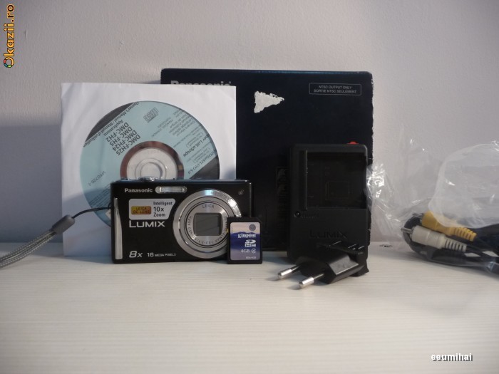 CAMERA FOTO PANASONIC LUMIX FH25 16 MP LA CUTIE FULL BOX  FOTO REALE foto mare