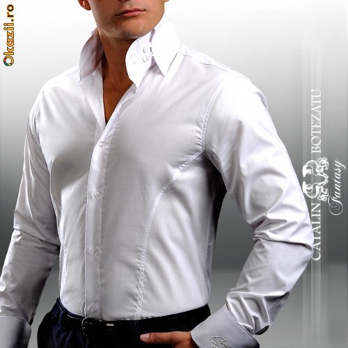 Camasa Catalin Botezatu - Fantasy - Alb [Cod: CBBF001] foto mare