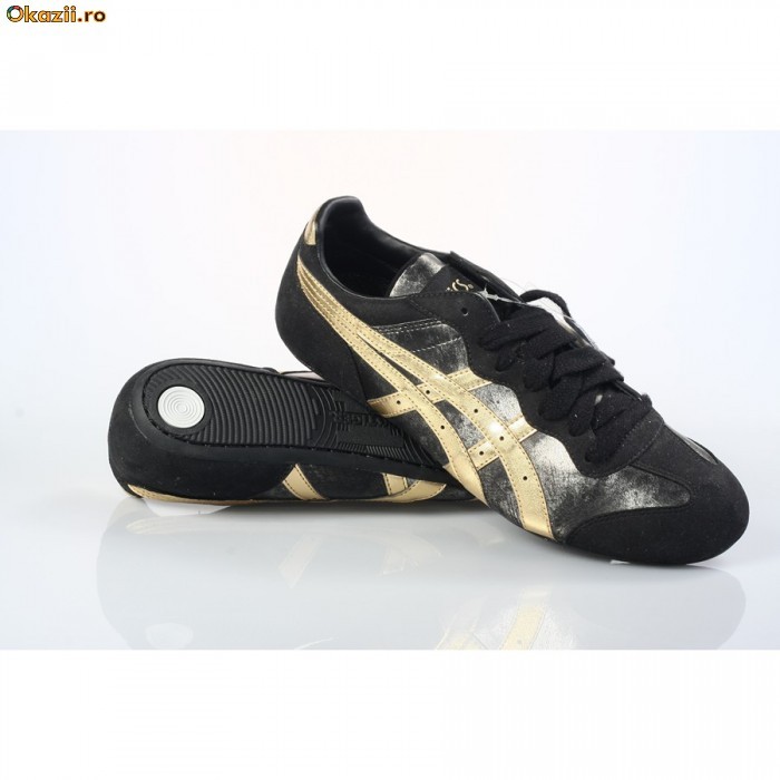 Adidasi Asics Whizzer Lo Gold foto mare
