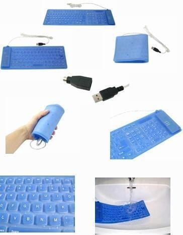 Tastatura flexibila din silicon foto mare
