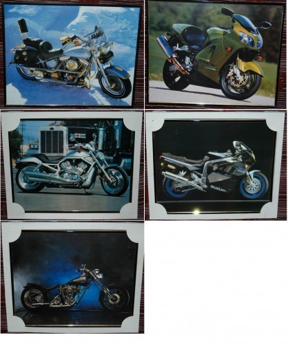 tablou motocilete harley kawasaki suzuki custom moto foto mare