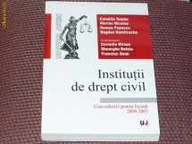 Institutii de Drept Civil foto