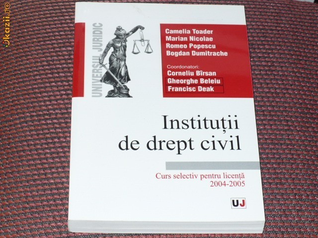 Institutii de Drept Civil foto mare